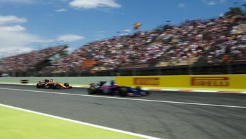 McLaren y Toro Rosso, rodando en Montmel&oacute;.