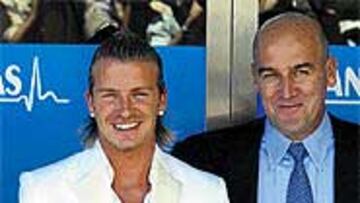 Beckam y Del Corral a las puertas de la clínica