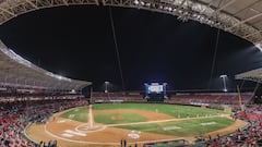 General View Stadium during the game Tomateros de Culiacan (MEX) vs Criollos de Caguas (PUR), Corresponding to Semifinal of the Caribbean Mazatlan Series 2021, at Teodoro Mariscal Stadium, on February 05, 2021.

<br><br>

Vista General durante el juego Tomateros de Culiacan (MEX) vs Criollos de Caguas (PUR), Correspondiente a la Semifinal de la Serie del Caribe Mazatlan 2021, en el Estadio Teodoro Mariscal, el 05 de Febrero de 2021.