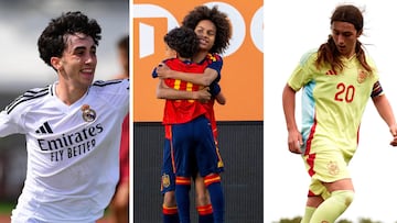 Alberto Ruiz, Ethan Balboa y David Sánchez y Saúl Aranda.