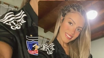Victoria Lucero celebró así los goles de Colo Colo en el clásico