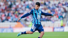 Kevin Álvarez durante el partido Pachuca vs Cruz Azul, Correspondiente a la Jornada 13 del Torneo Clausura 2023 de la Liga BBVA MX, en el Estadio Hidalgo, el 01 de Abril de 2023.