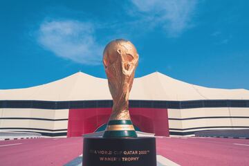 "El estadio toma su nombre de 'bayt al sha'ar', que son las tiendas de campaña utilizadas históricamente por los pueblos nómadas de Qatar y la región del Golfo", destacó la organización de la Copa del Mundo.
