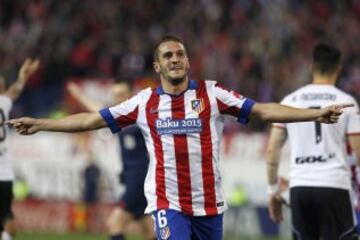 Koke marca el 1-0.