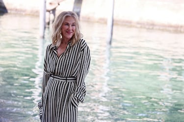 Catherine O'Hara durante el Festival Internacional de Cine de Venecia celebrado en el Lido de Venecia.