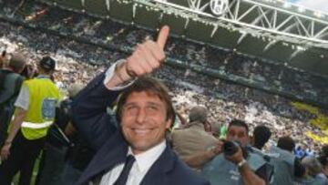 Antonio Conte, en el Juventus Stadium.