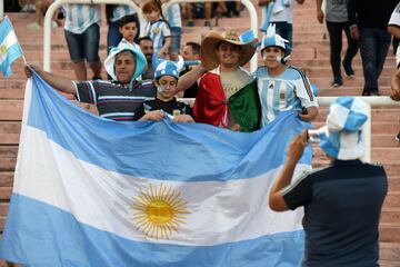 El color previo al Argentina vs México en Mendoza