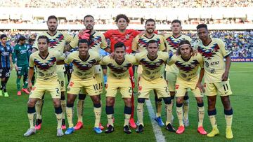 La alineación del América para enfrentar al Atlas