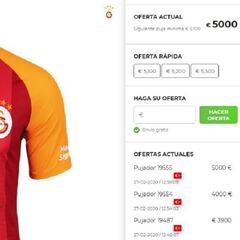 Subastan camiseta que utilizó Falcao ante Fenerbahce