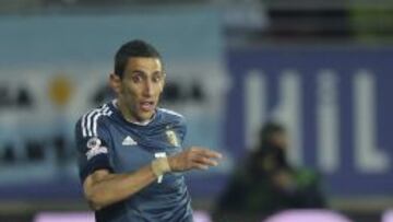 Ángel Di María, en un partido con Argentina.