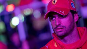 Carlos Sainz (Ferrari). Las Vegas, Estados Unidos. F1 2024.
