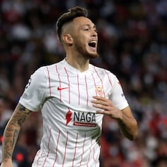 Ocampos encara el derbi en racha y sin ansiedad por el gol