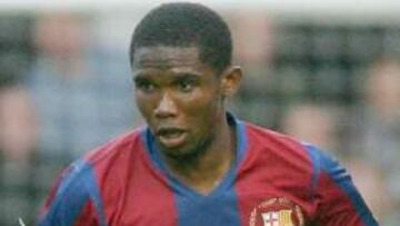 <b>REGRESA.</b> El camerunés Samuel Eto'o se reincoporó a los entrenamientos con el resto del grupo tras recuperarse del golpe sufrido en la cabeza.