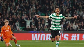 Luis Suárez marca en goleada de Sporting de Lisboa sobre Brujas