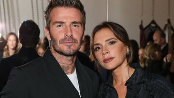 David y Victoria Beckham en el  Dover Street store, Londres. Septiembre 30, 2019.