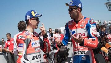 Lorenzo con Petrucci.