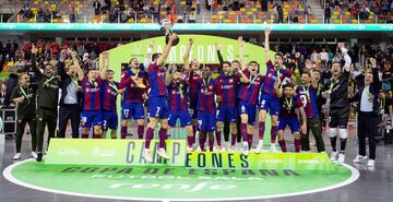 El Barcelona campeón de la Copa de España.