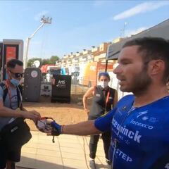 El inoportuno comentario de Jakobsen al ganador de etapa