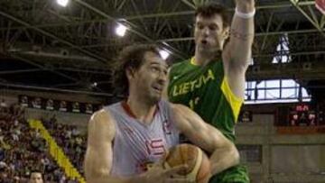 <strong>IMPLACABLE.</strong> Lituania también ha sido arrollada por la España de Scariolo.