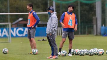 Vicente y Gaku apuntan al once de Vázquez