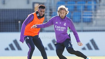 21/01/23 ENTRENAMIENTO REAL MADRID MODRIC RODRYGO