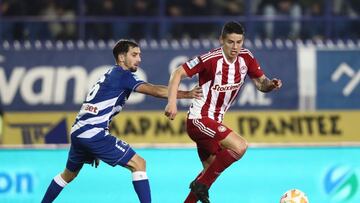 James Rodríguez, volante colombiano de Olympiacos