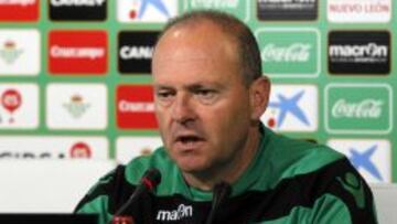 El técnico del Betis, Pepe Mel.