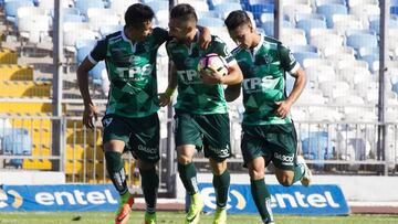 Futbol, Antofagasta vs Wanderers.
 Septima fecha, campeonato de clausura 2016/2017.
 El jugador de Wanderers Jose Munoz, celebra su gol contra Antofagasta  durante el partido de primera division disputado en el estadio Bicentenario Calvo y Bascun de Antofagasta, Chile.
 18/03/2017
 Cristian Rudolffi/Photosport******
 
 Football, Antofagasta vs Wanderers.
 Seventh date, closing Championship 2016/2017.
 Wanderers&#039;s player Jose Munoz, celebrates his goal against Antofagasta during the first division football match at Bicentenario Calvo y Bascun  stadium in Antofagsta, Chile.
 18/03/2017
 Cristian Rudolffi/Photosport