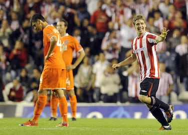 17 de septiembre de 2009. En la fase de grupos de la Europa League Muniain marcó el 3-0 al Austria de Viena. Tenía 16 años.