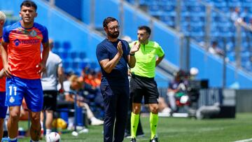 El entrenador del Getafe José Bordalás.