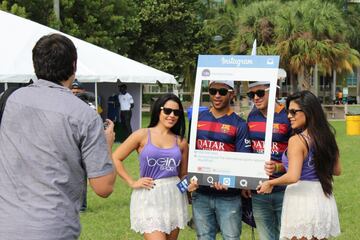 Las bellezas que vieron el Madrid - Barcelona en Miami