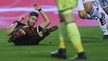 Carrasco, en el duelo contra Bosnia.