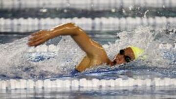 Mireia Belmonte, en los campeonatos de Espa&ntilde;a de Pontevedra. 