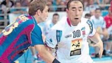 <b>MAL RECUERDO. </b>Dujsebaev vuelve al Palau, esta vez en el puesto inédito de jugador-entrenador.