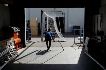 Ya estan listas las porterías para el Mundial