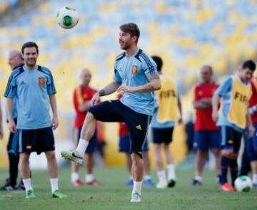 Entrenamiento en Maracaná