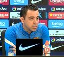 Rueda de prensa de Xavi