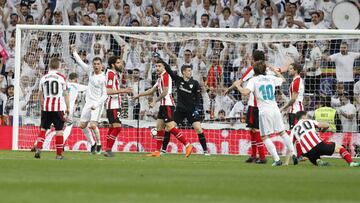 Cristiano marcó la temporada pasada al Athletic.