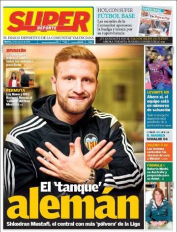 Portadas de la prensa deportiva