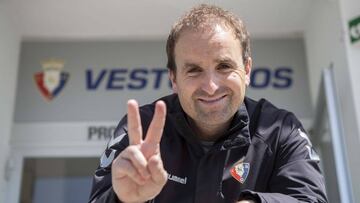 Arrasate, entrenador de Osasuna, feliz por su renovación.