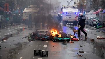 Morocco beat Belgium in a 2-0 upset in the World Cup on Sunday and riots in several Belgian and Dutch cities have since broken out.