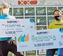 Ariane Ochoa y Néstor García ganan la Liga española de surf