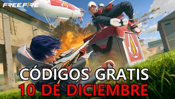 Free Fire | Códigos de hoy domingo 10 de diciembre de 2023: recompensas gratis