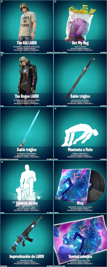 The Kid LAROI llega a Fortnite: cómo conseguir sus skins y sus objetos