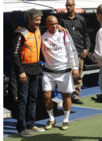 Rafa Guerrero and Roberto Carlos.