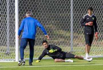 Marruecos se entrena antes del partido frente a España