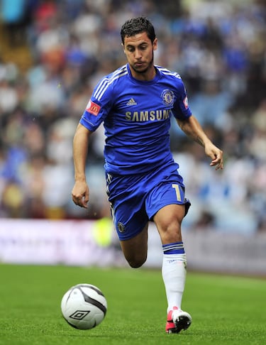 El 12 de agosto de 2012, Hazard hizo su debut para el Chelsea contra el Manchester City.