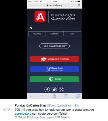 Telcel no cobrará datos móviles por estudiar en linea