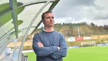 Jandro Castro, técnico del Amorebieta.