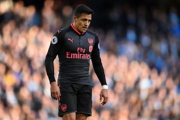 Así fue el ingrato partido de Alexis ante el Manchester City